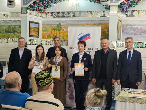 Награждение победителей чемпионата
